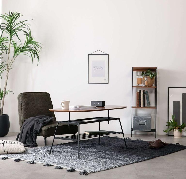 こたつに合うソファ パーソナル1P ソファ リクライニングの様子のオフシーズンのコーディネート