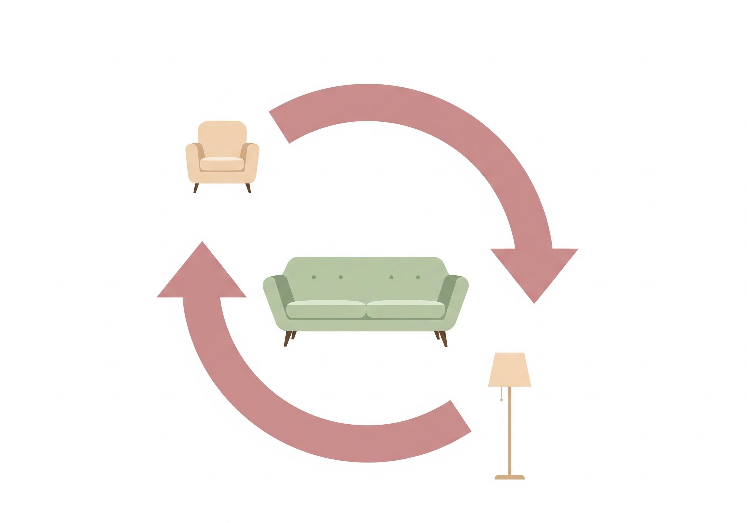 ほかの家具や家電の交換も簡単な家具と家電のレンタル・サブスククラス