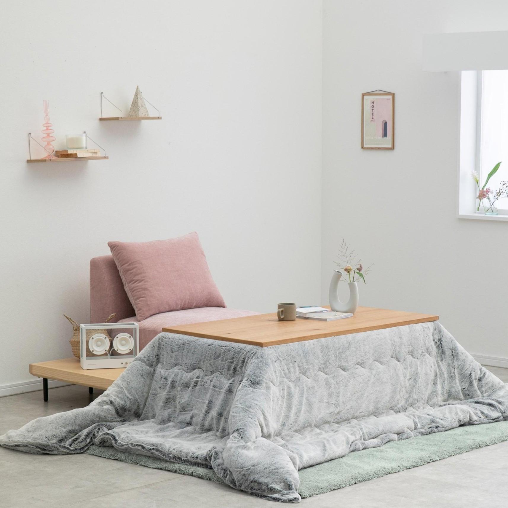 こたつに合うソファ　CIRCLE ソファ ソリッド ナチュラル