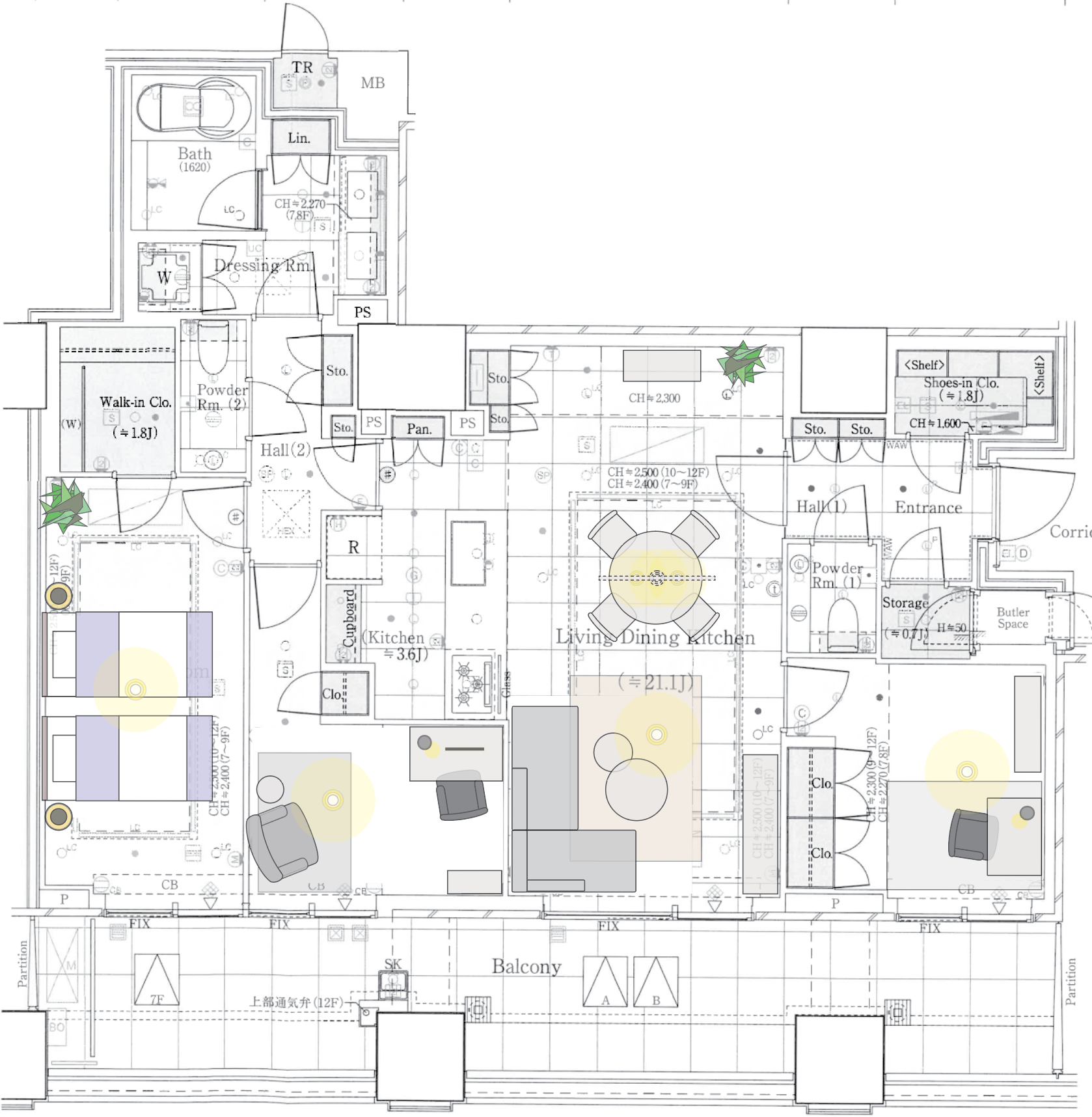 Interior design room