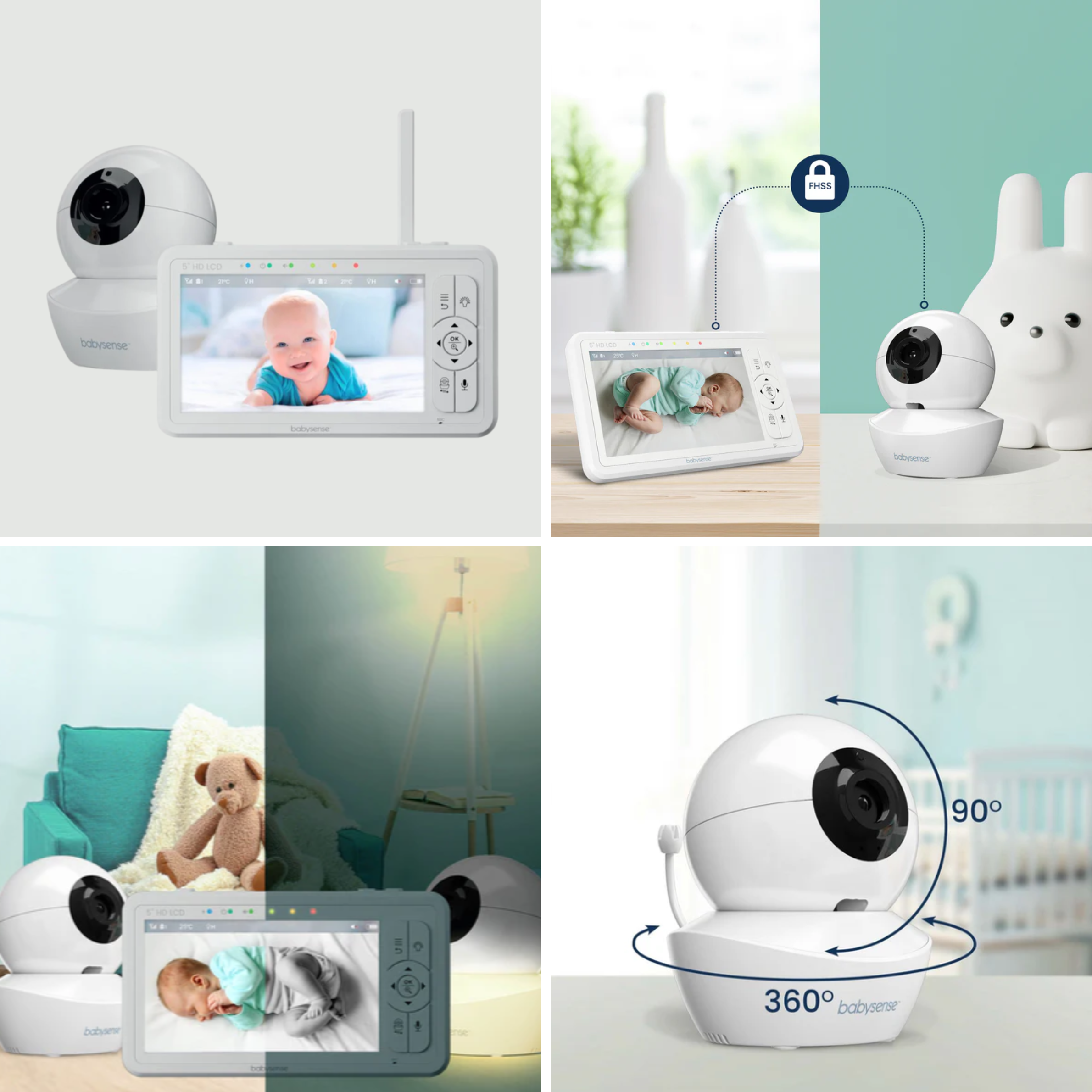 Babysense Home 　見守りカメラ＆高画質ベビーモニター