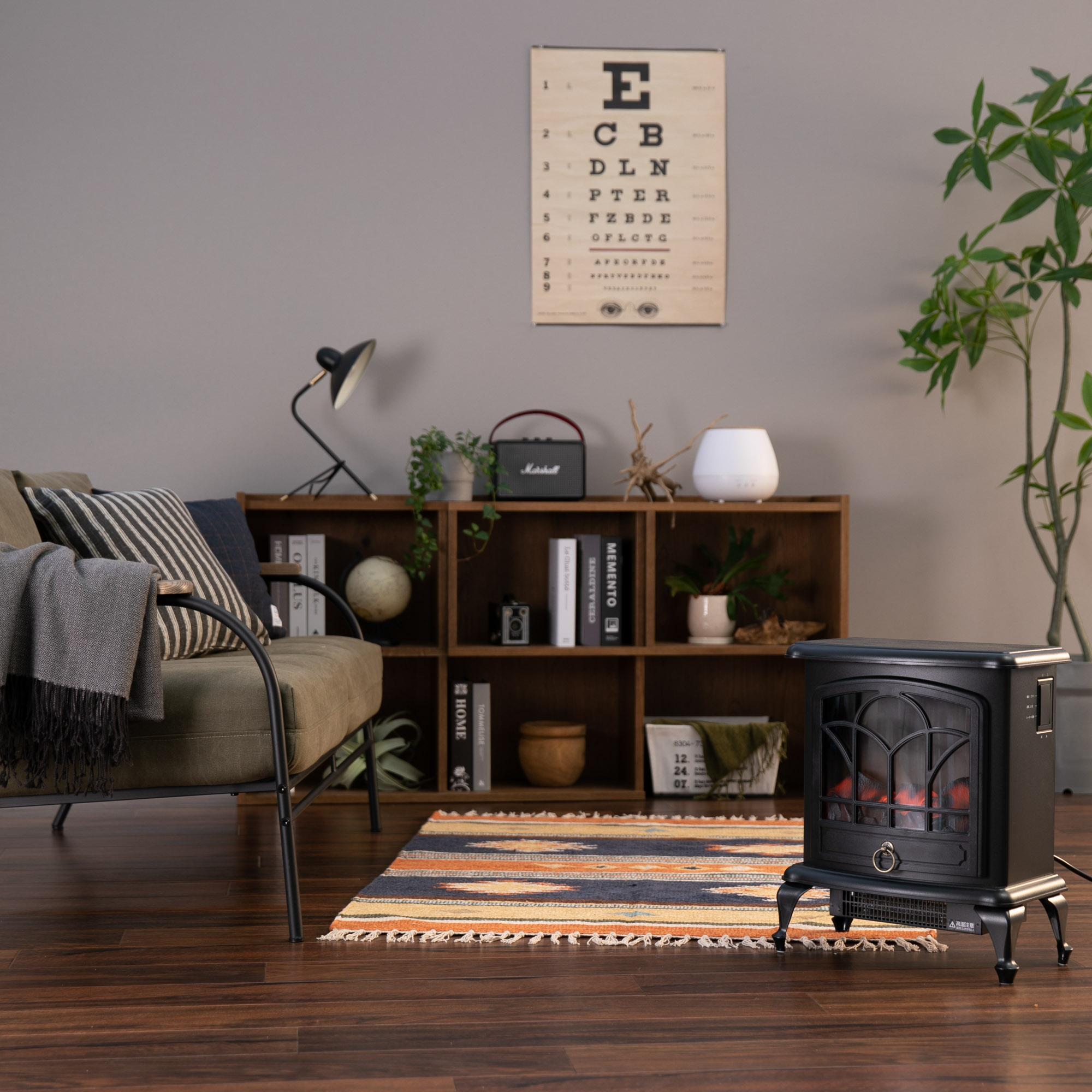 人気の暖房器具でおしゃれにコーディネートした部屋