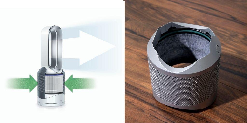 PM0.1レベルまで除去する清浄力のDyson 空気清浄機能付ファン Pure Hot + Cool™