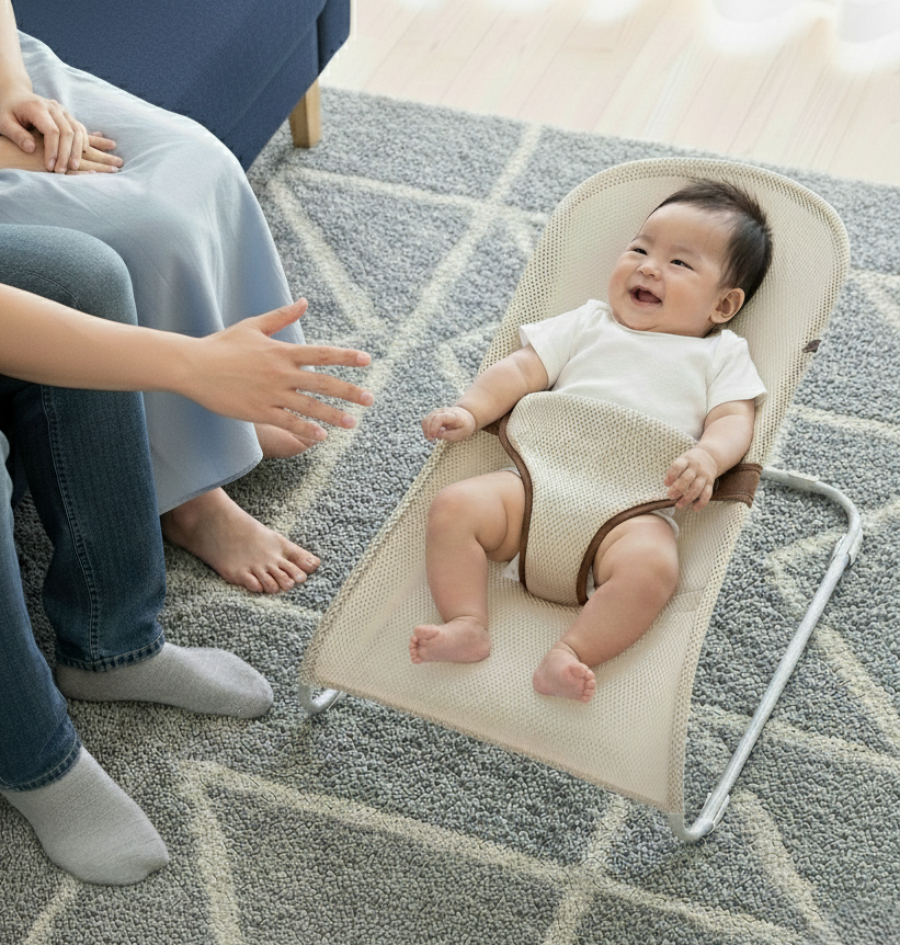 バウンサーは正しい使い方で子育てをラクに楽しくしよう