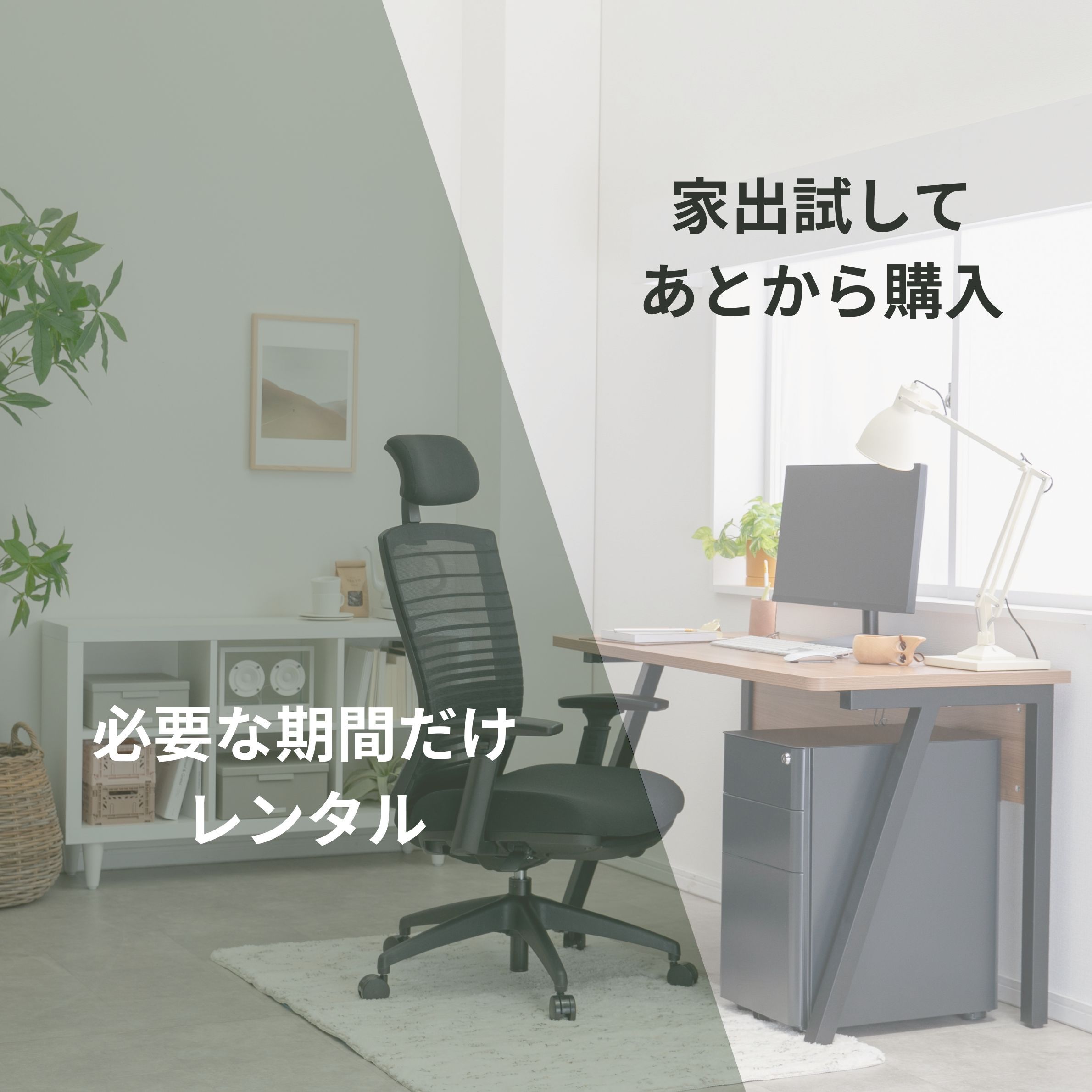 「必要な期間だけレンタル」「試して購入」も選べる