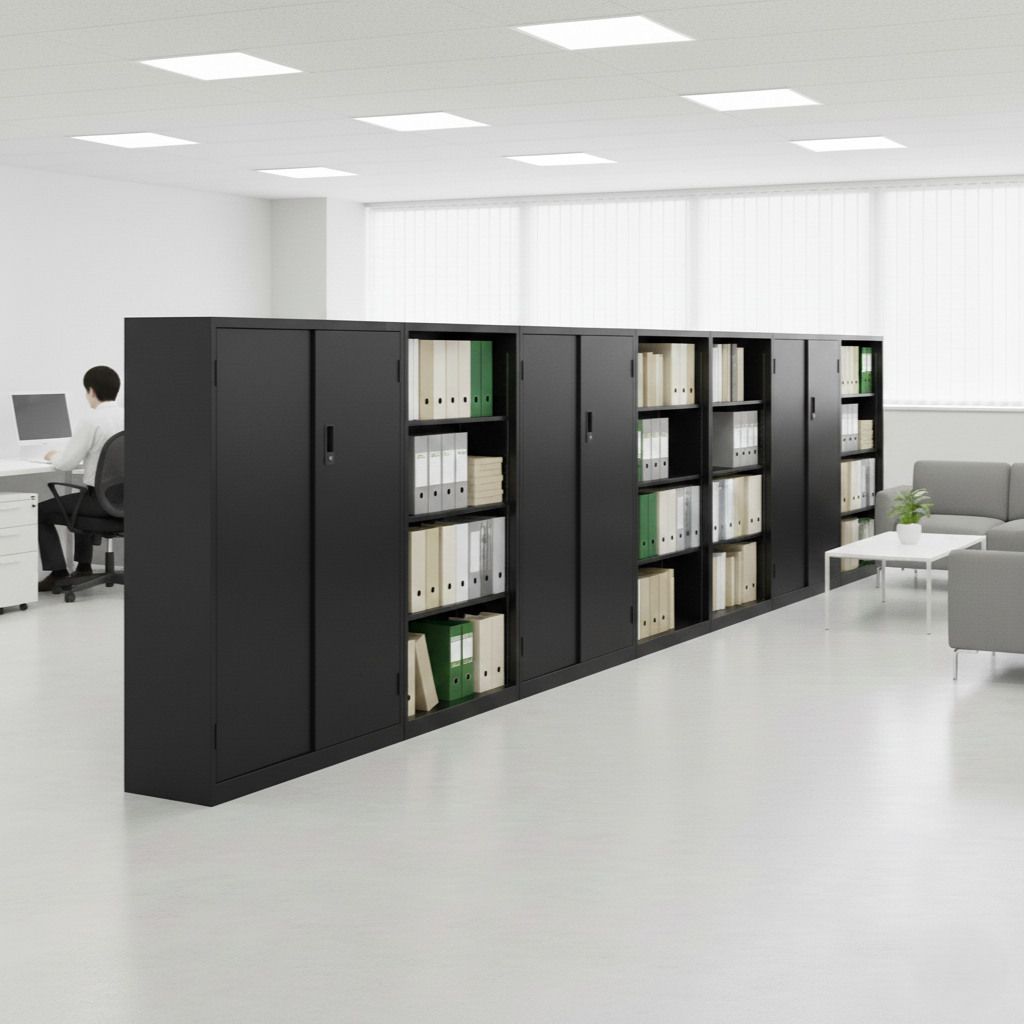 置き場所や使い方に合う書庫を選んで　おしゃれで使いやすいオフィス