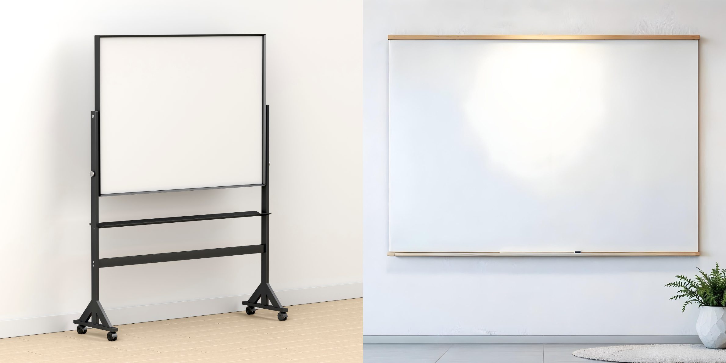 用途に合うホワイトボードの「素材」と「タイプ」を選ぶ