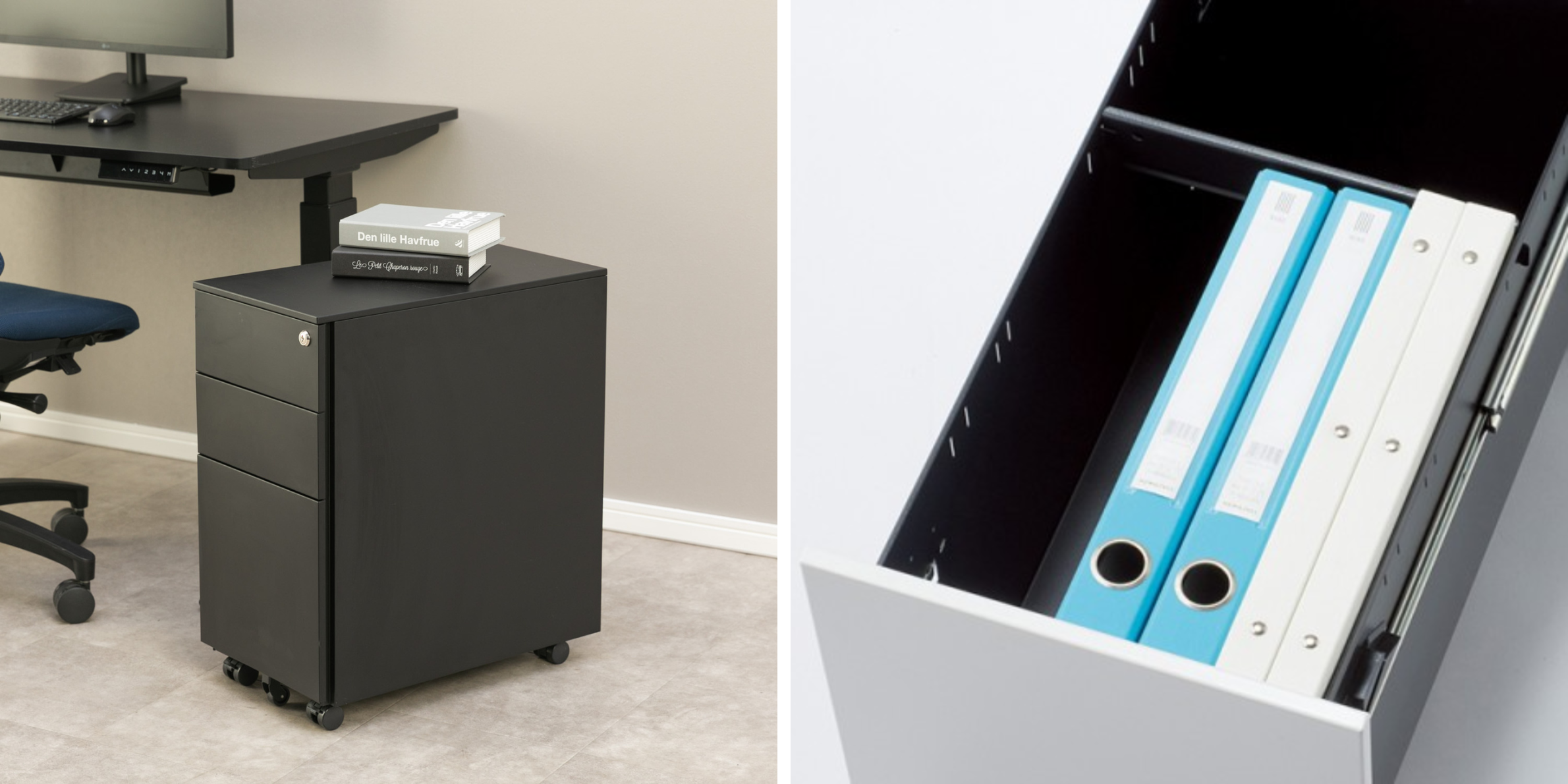 AICO キャスター付き3段ワゴン