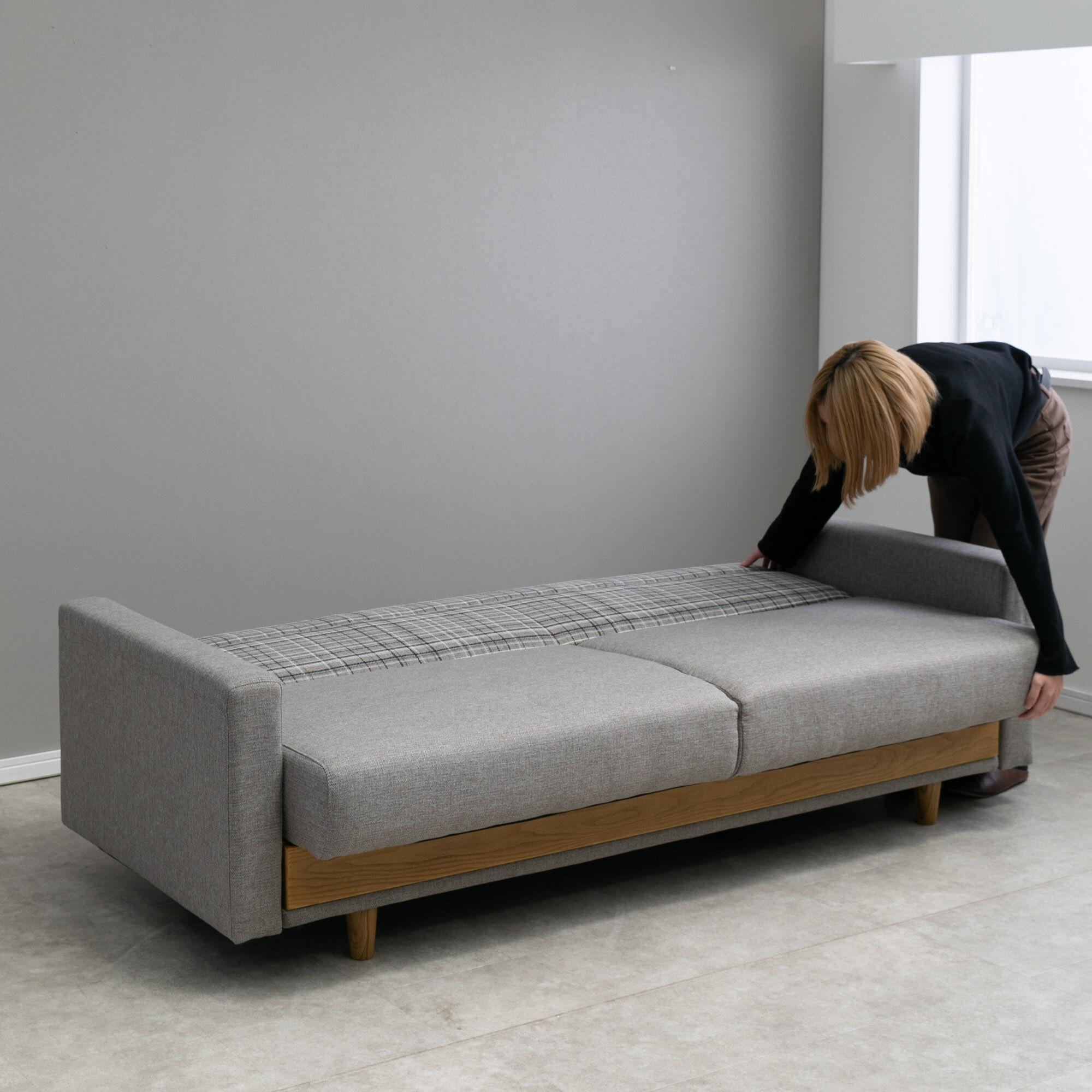 変形が簡単にできるソファーベッド