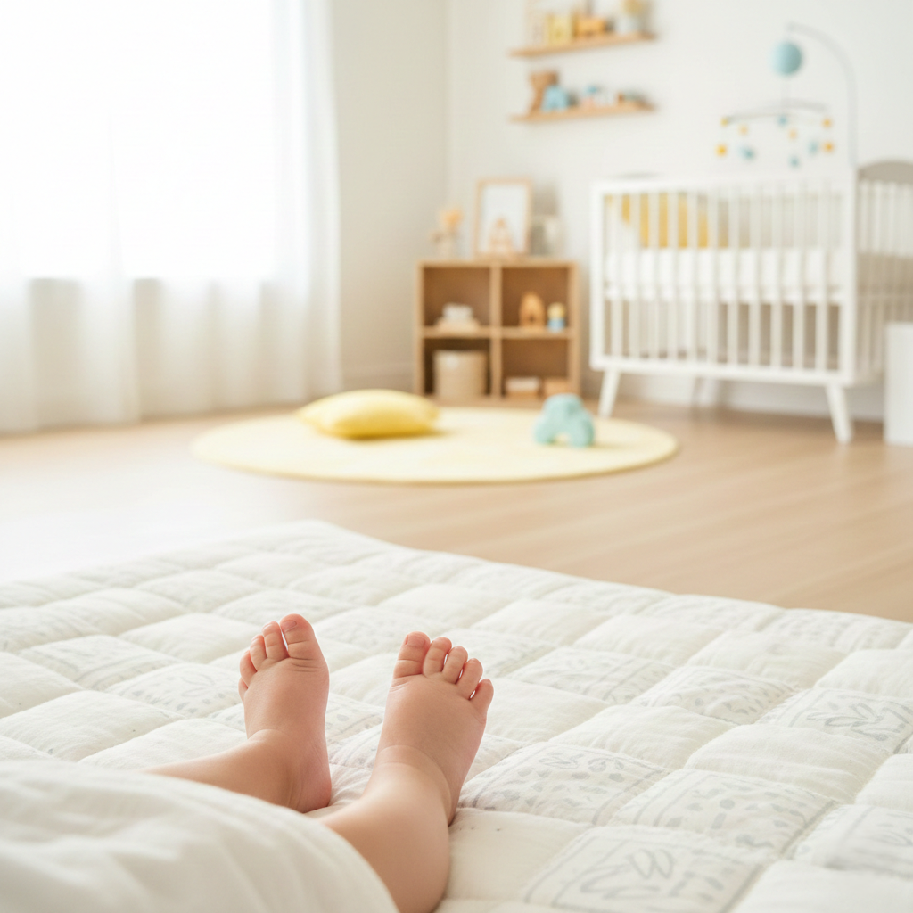 ベッドに合わせたベビー布団を選ぶ