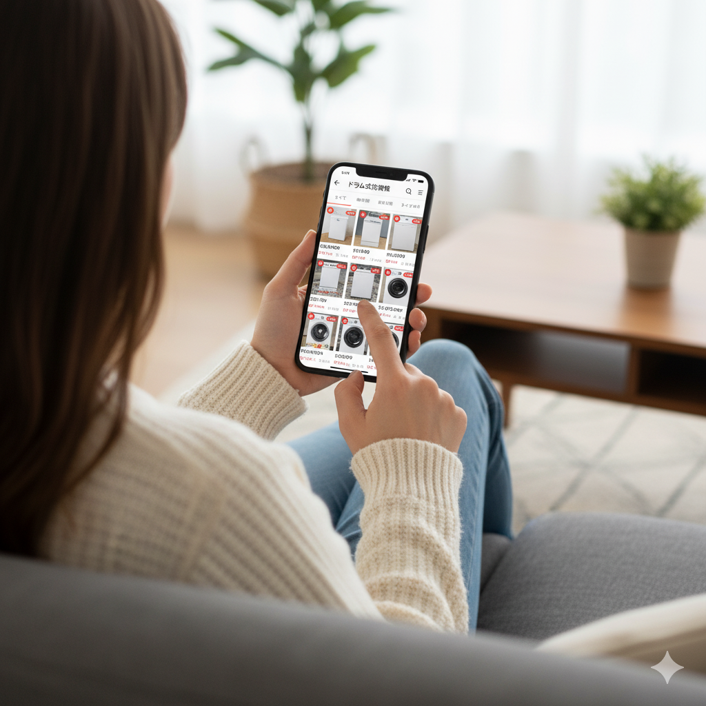 スマホから簡単に借り換えできる家電のレンタル・サブスク