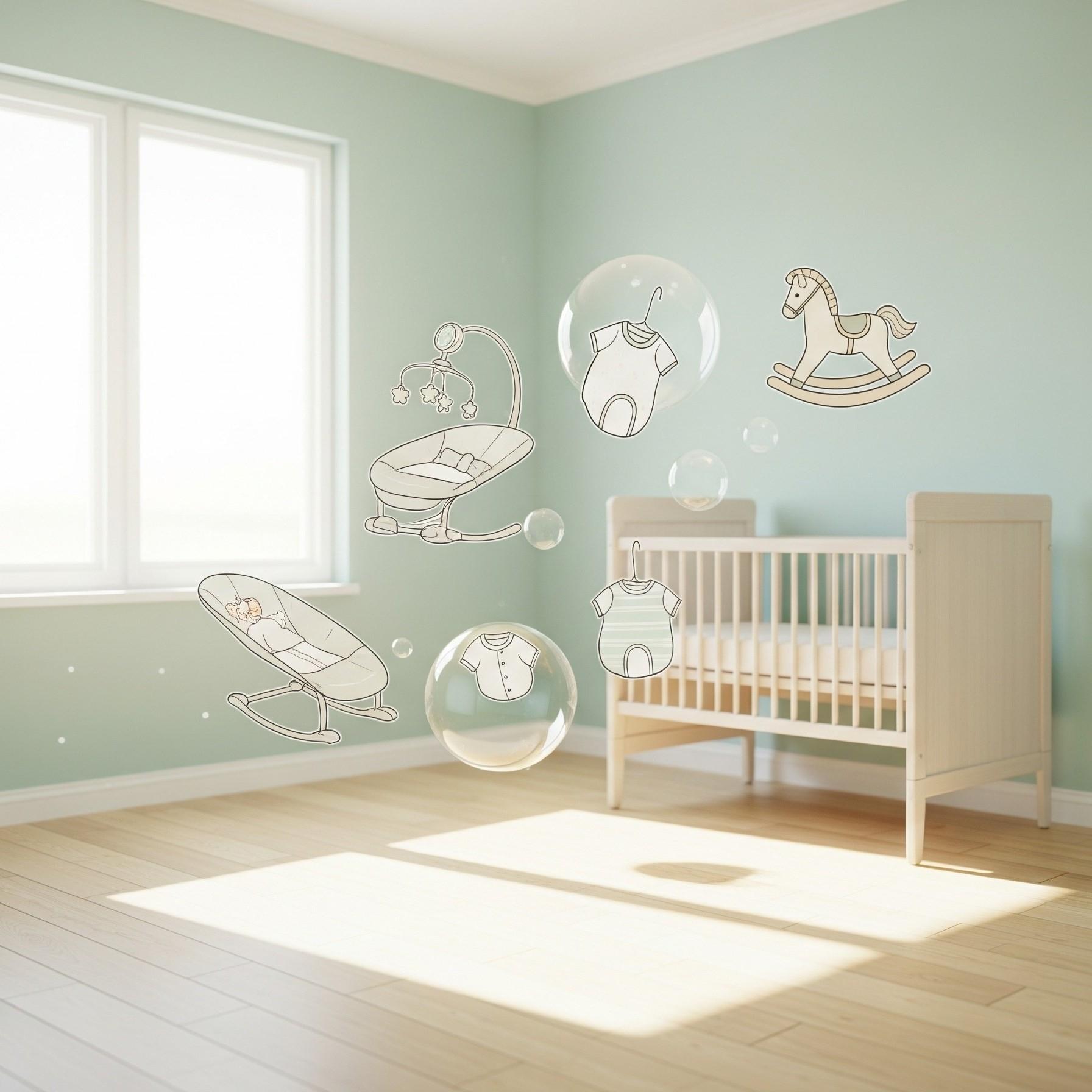 衛生的なベビー用品がレンタルできるベビー用品のレンタル・サブスククラスのイメージ