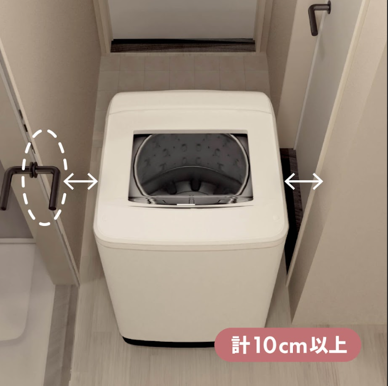 一人暮らしで洗濯機を買うなら搬入経路のサイズも測る