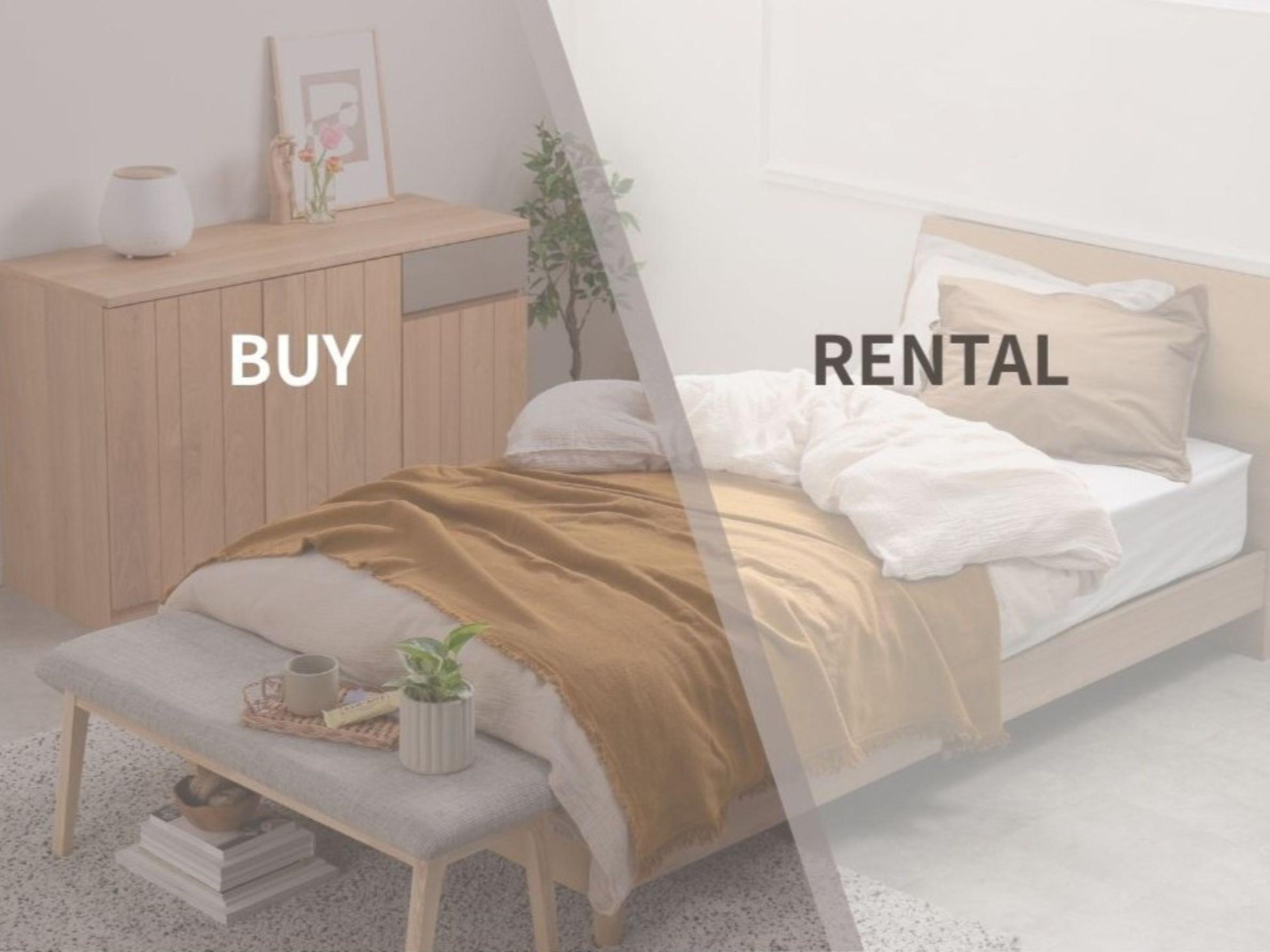 試してから買える家具のレンタル・サブスクCLASのベッド