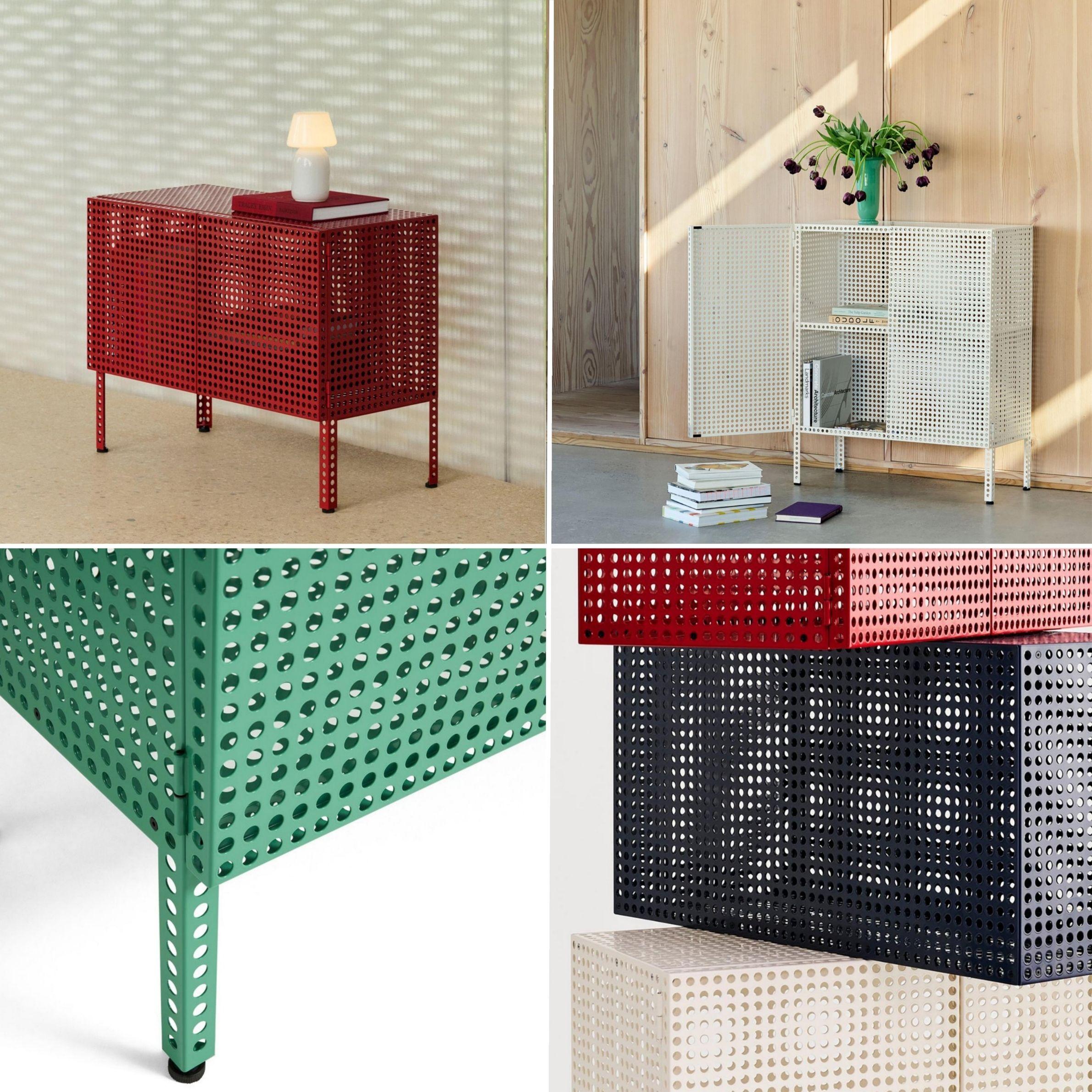 HAY(ヘイ)の家具　HAY PERFORATED CABINET FLOORのおすすめポイントのコラージュ画像