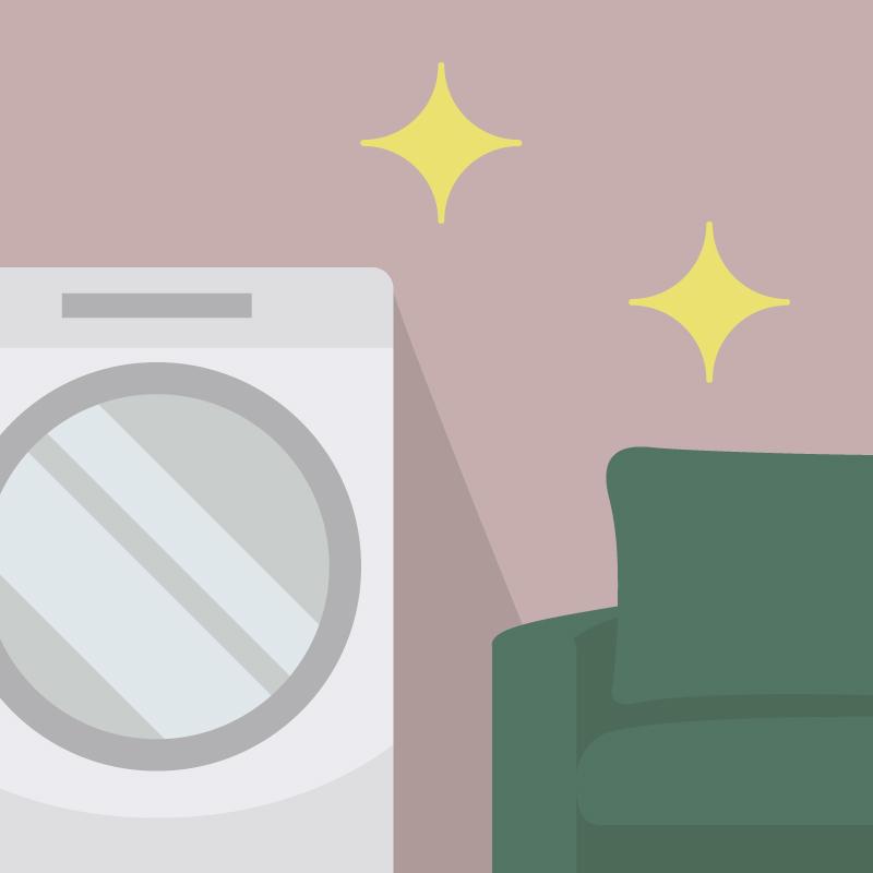 家具のレンタル・サブスククラスのリペア・クリーニングの様子