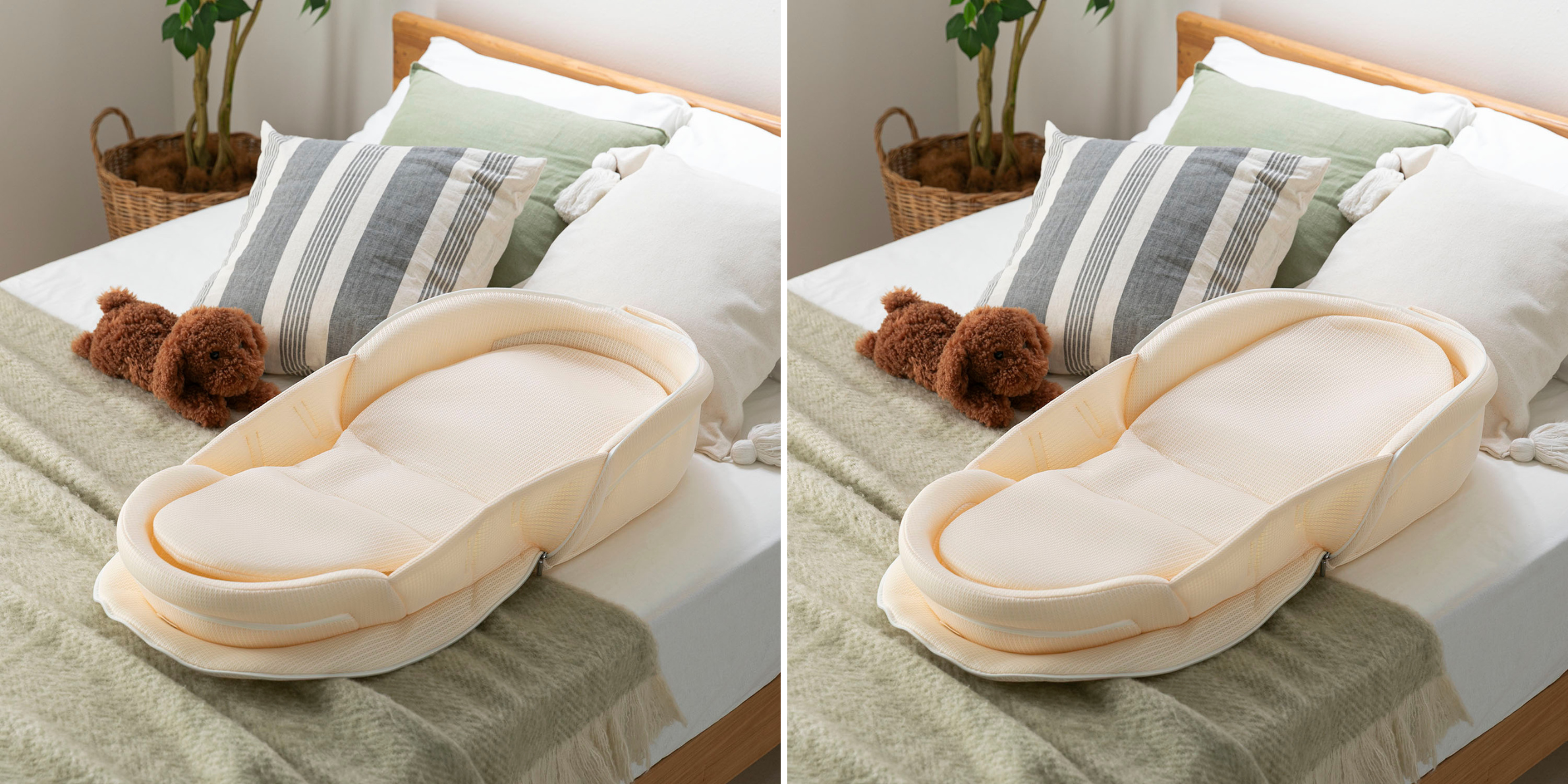 軽くて持ち運びがとてもラクな neomamaism ベッドインベッド