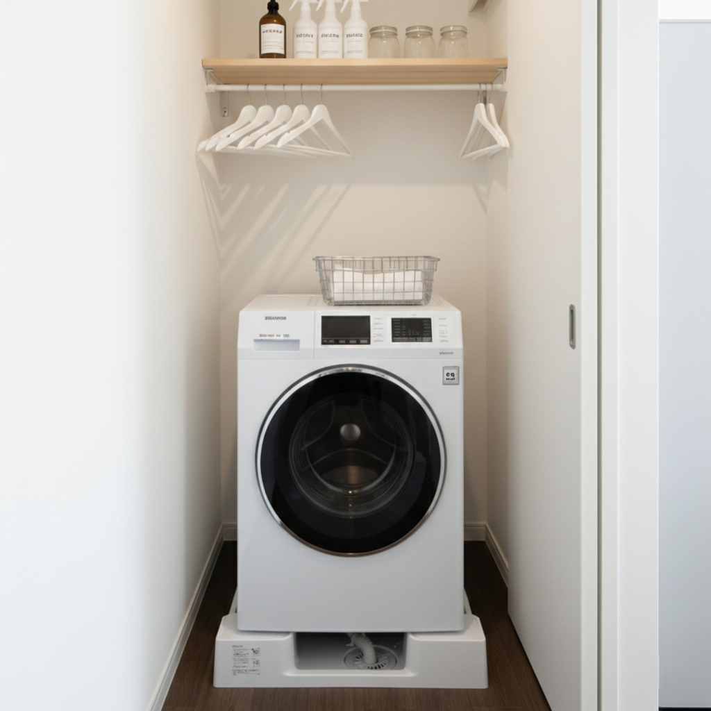 置けないかも。ドラム式洗濯機の設置スペースと搬入の壁