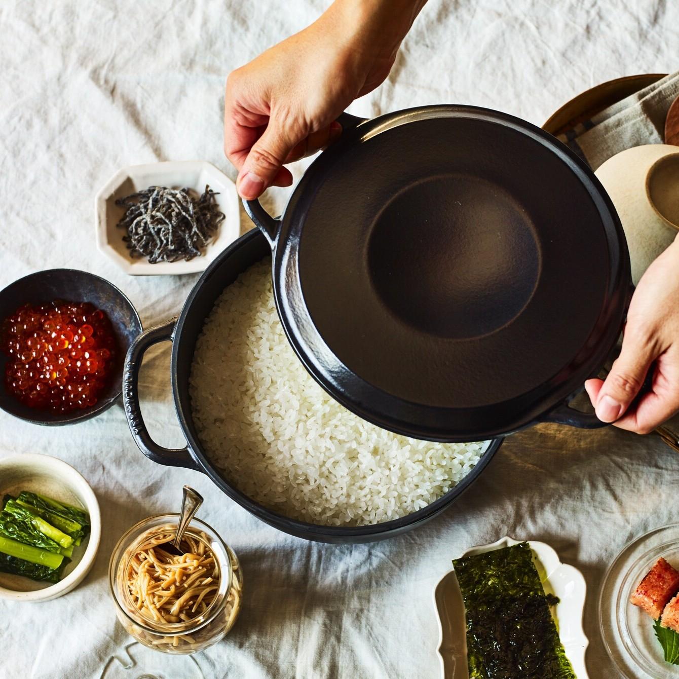 洗米やお手入れが驚くほど軽やかなバーミキュラ ライスポット　ミニ（3合炊き）