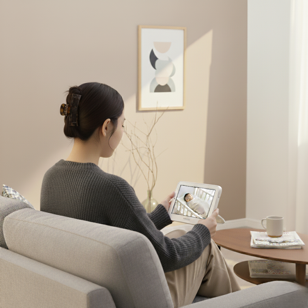 最適な見守りアイテムで　赤ちゃんに安心な毎日を