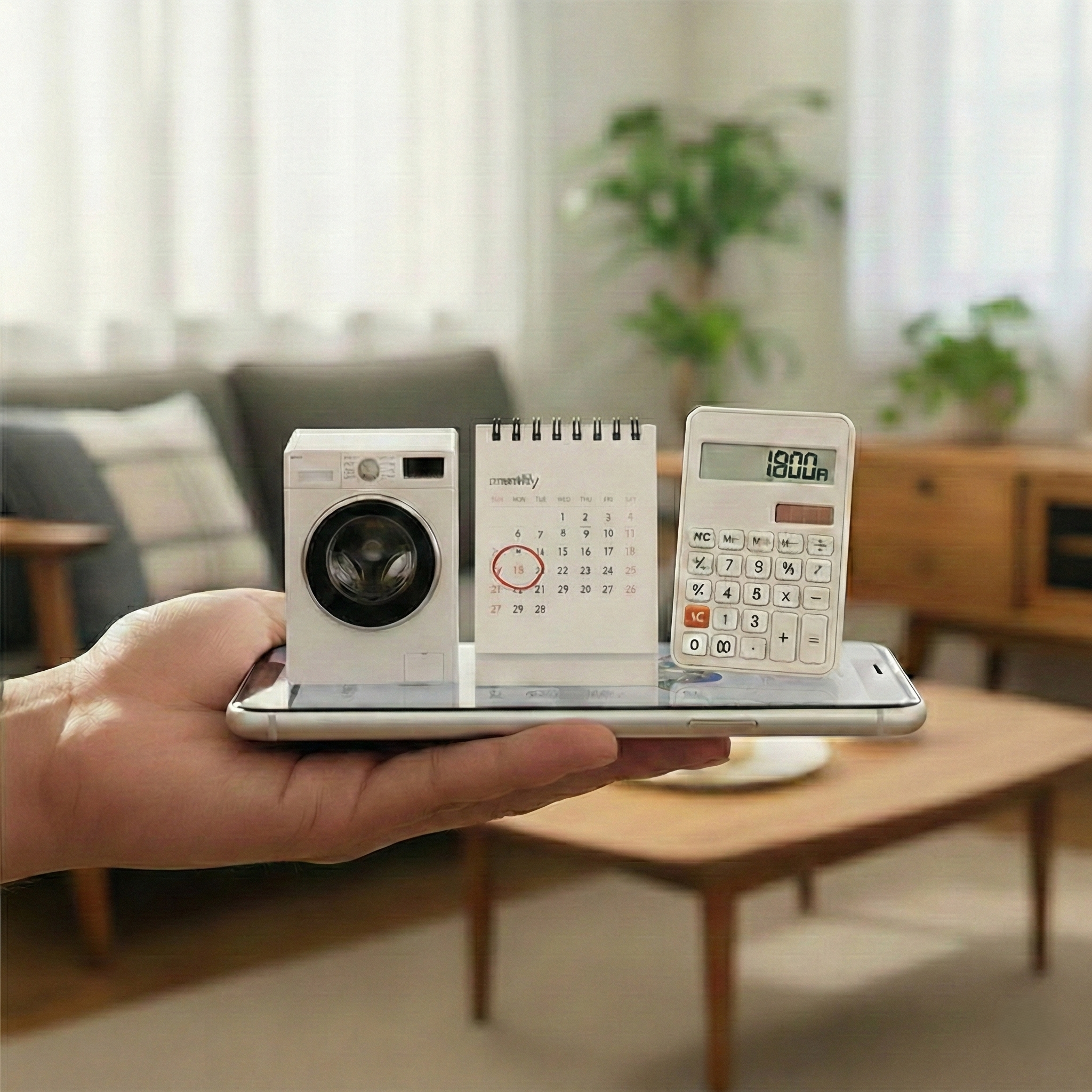 家電のレンタル・サブスクで洗濯機をレンタルの活用イメージ