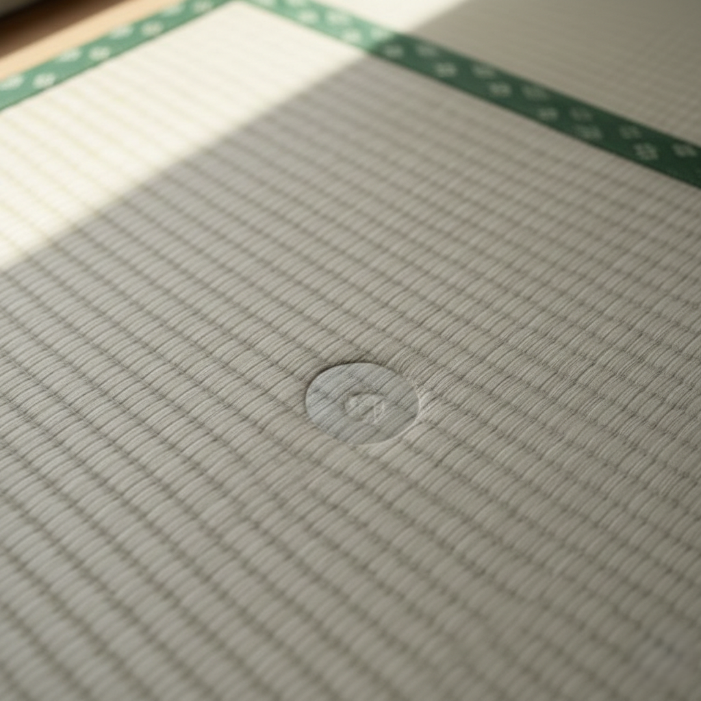 和室にソファを置いた跡