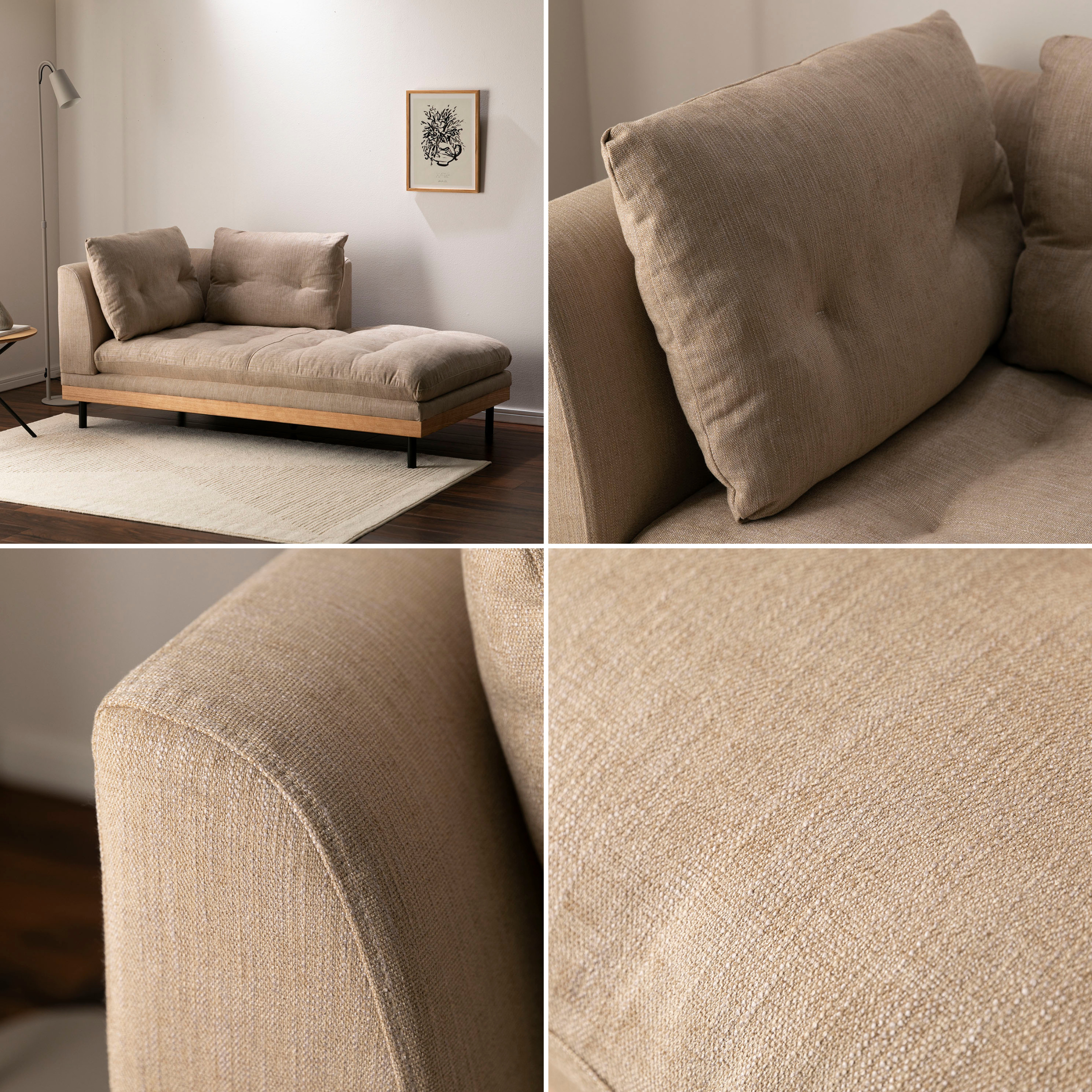 nora. フッカ シェーズソファ