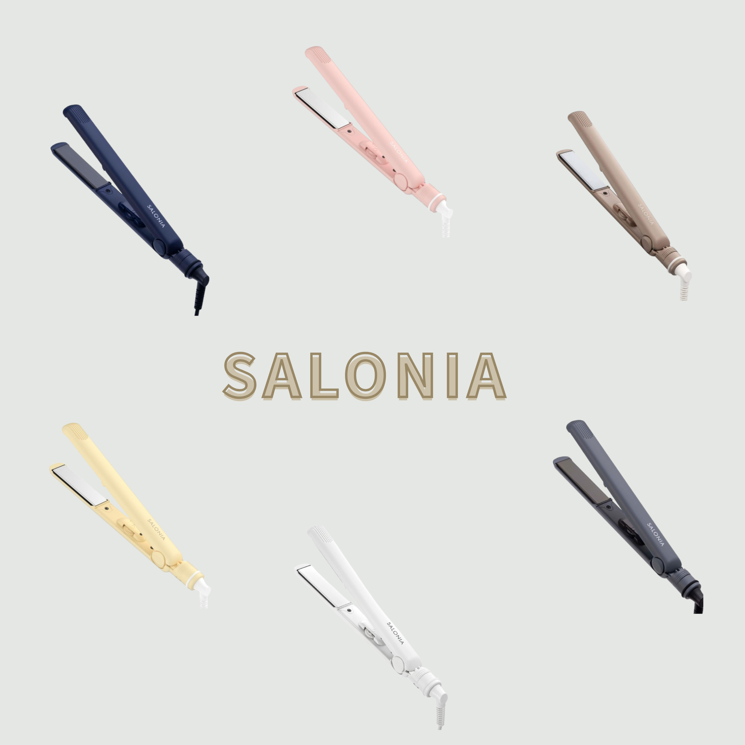 サロニア ストレートアイロン ヘアアイロン 24mm