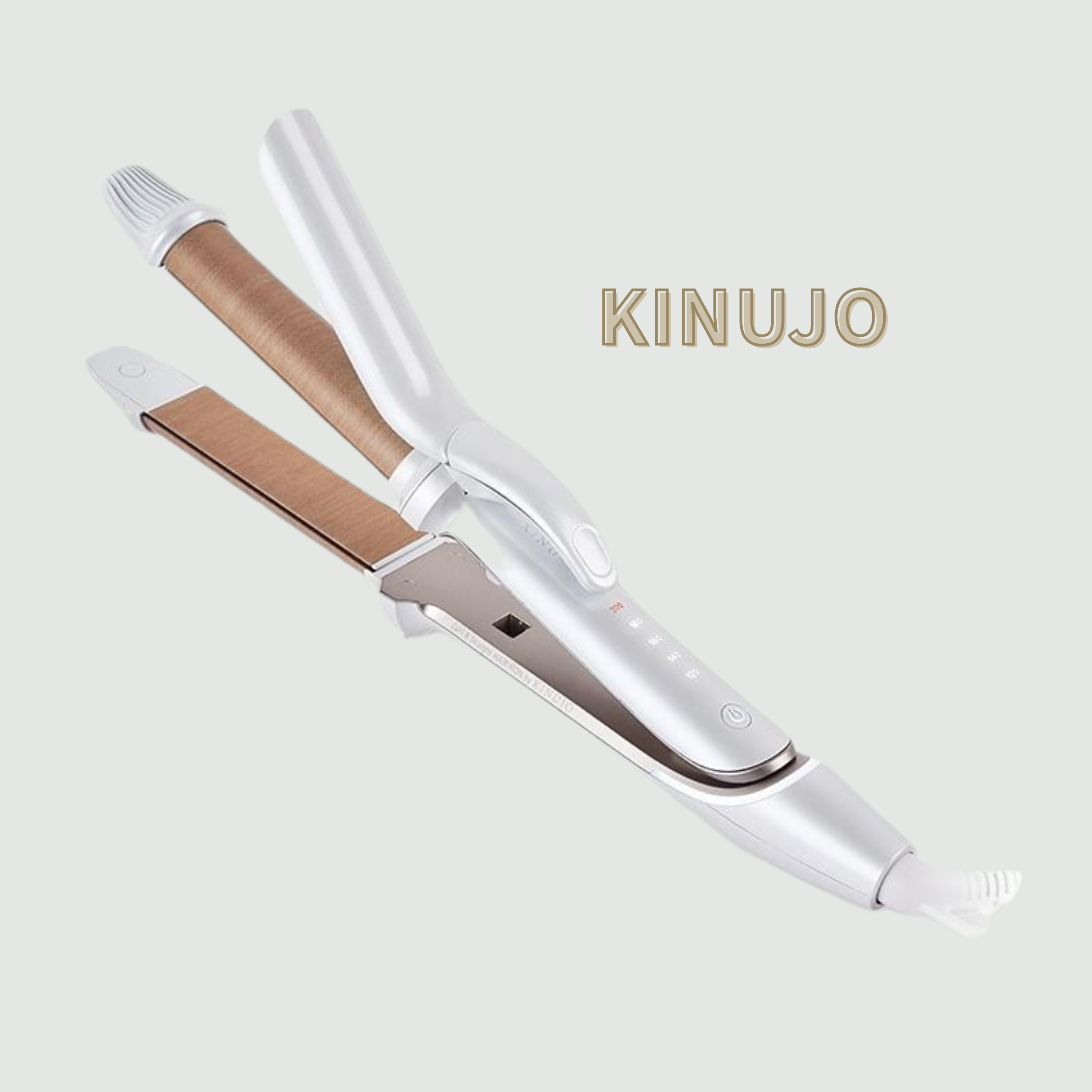 絹女 KINUJO 2WAY ストレート＆カールへアイロン 26mm（2W01）