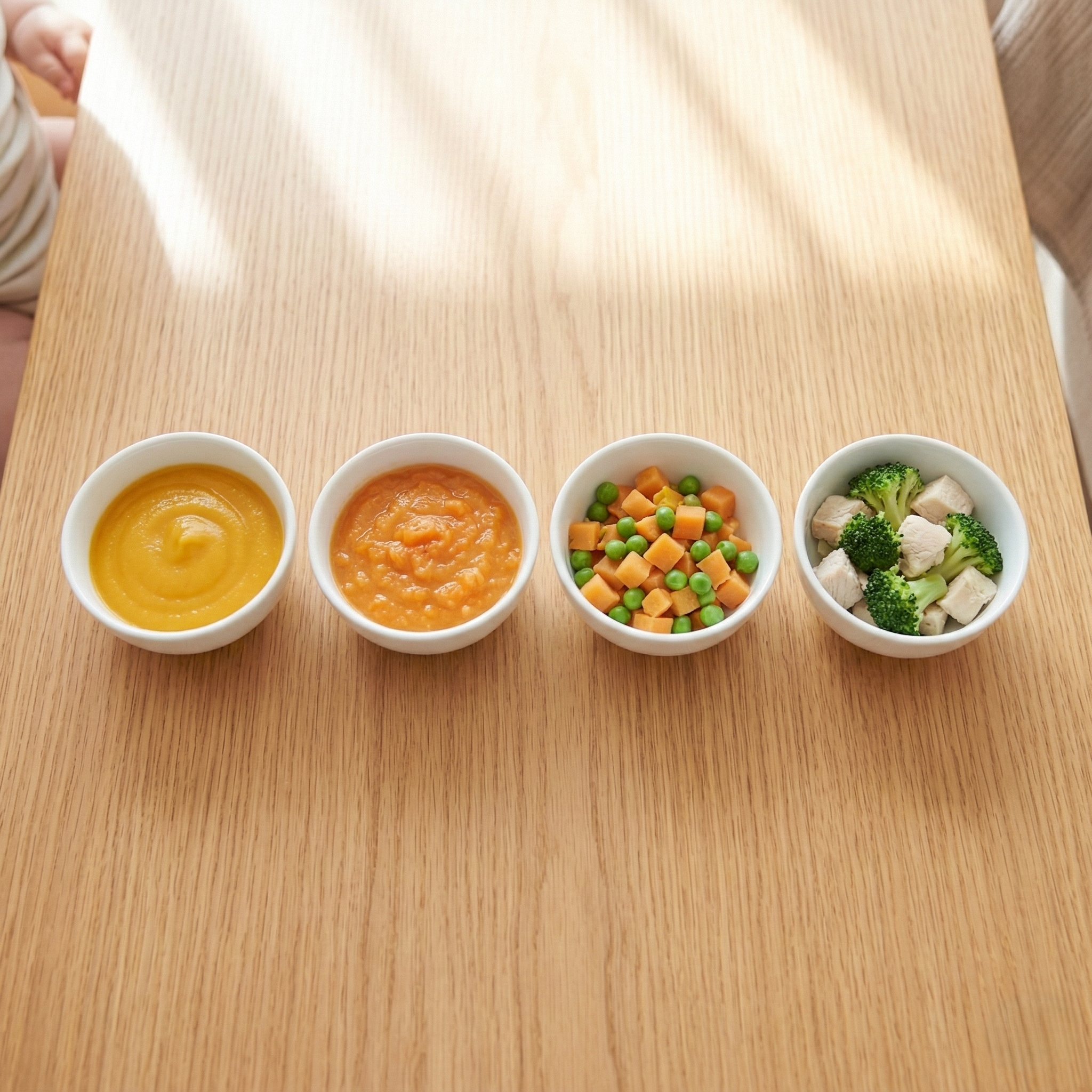 赤ちゃんの月齢別の離乳食例