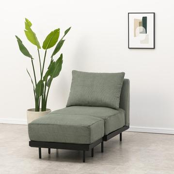 CIRCLE ソファ コーデュロイ ブラック