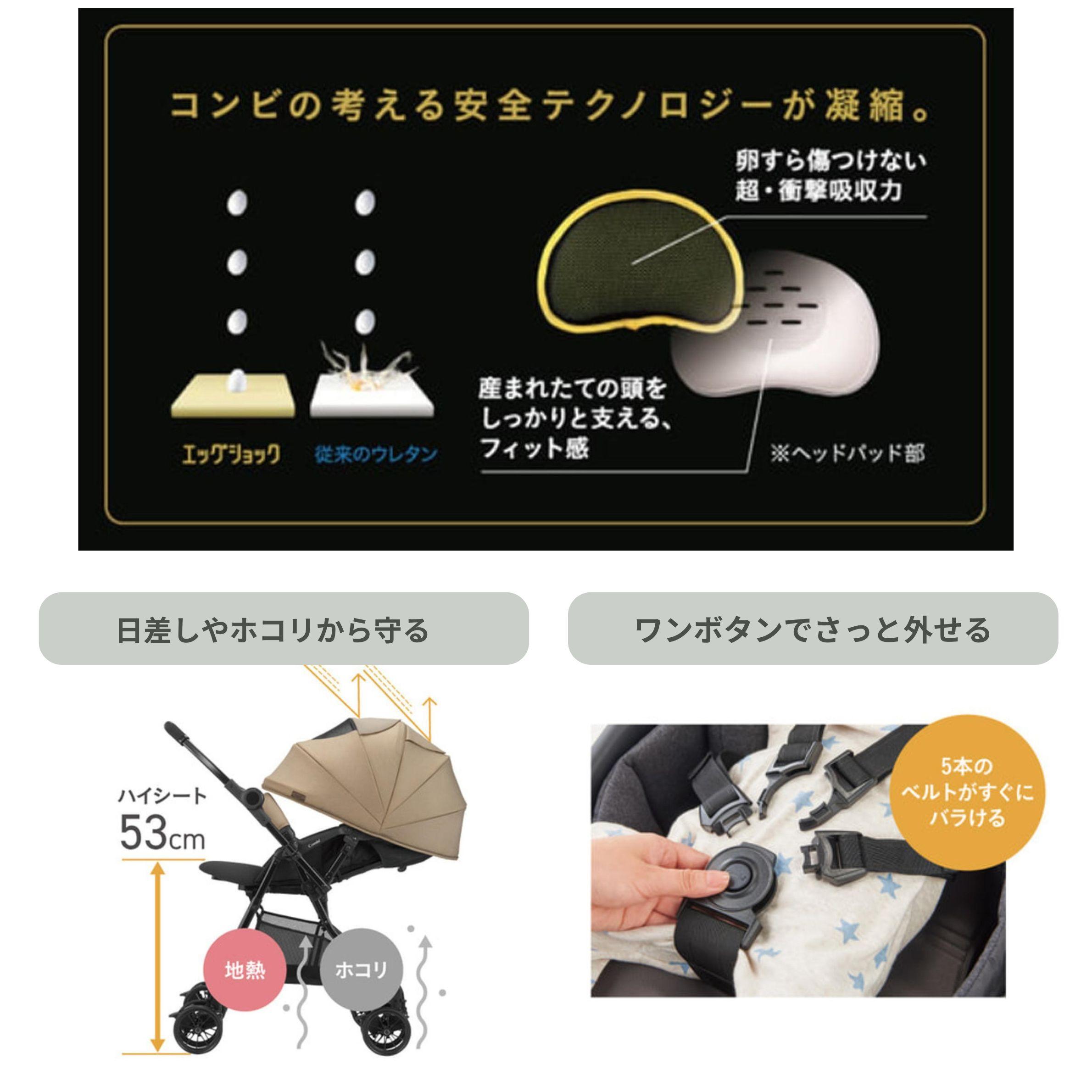 スゴカルL compact エッグショック CBの赤ちゃんに優しい機能