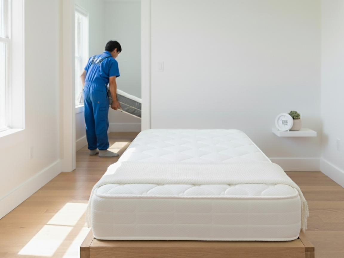 CLASなら、 今お使いの私物のマットレスを引き取ってくれる「引き取りオプション」がある