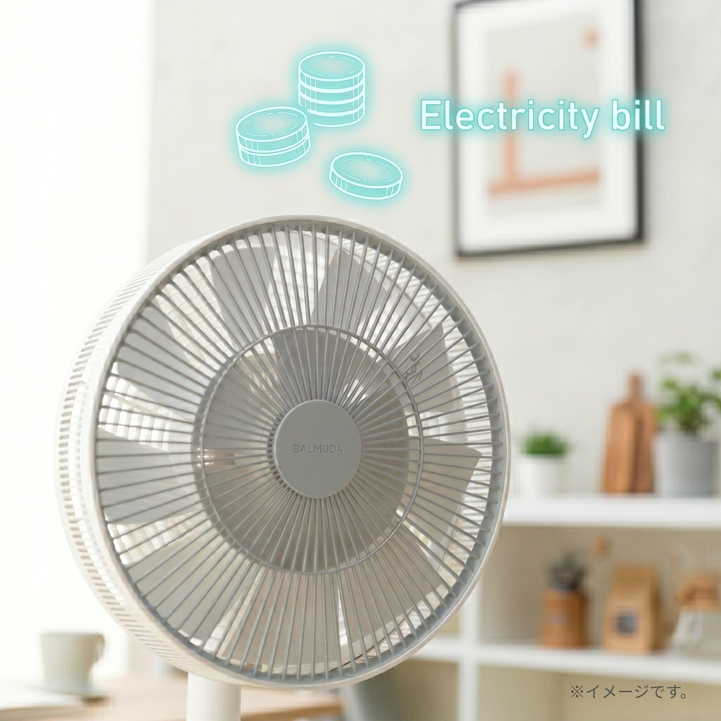 バルミューダ 扇風機　グリーンファンの電気代