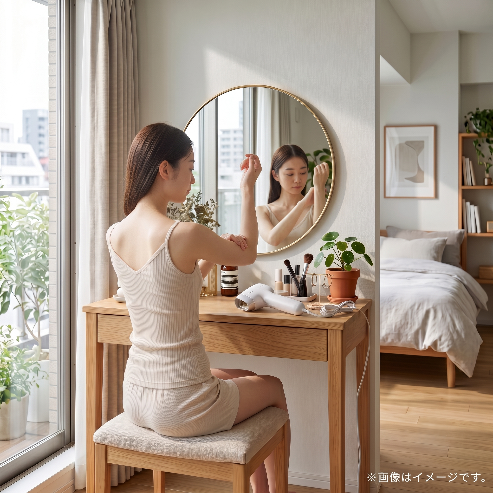おすすめの家庭用脱毛器の効果でツルスベ肌になった女性