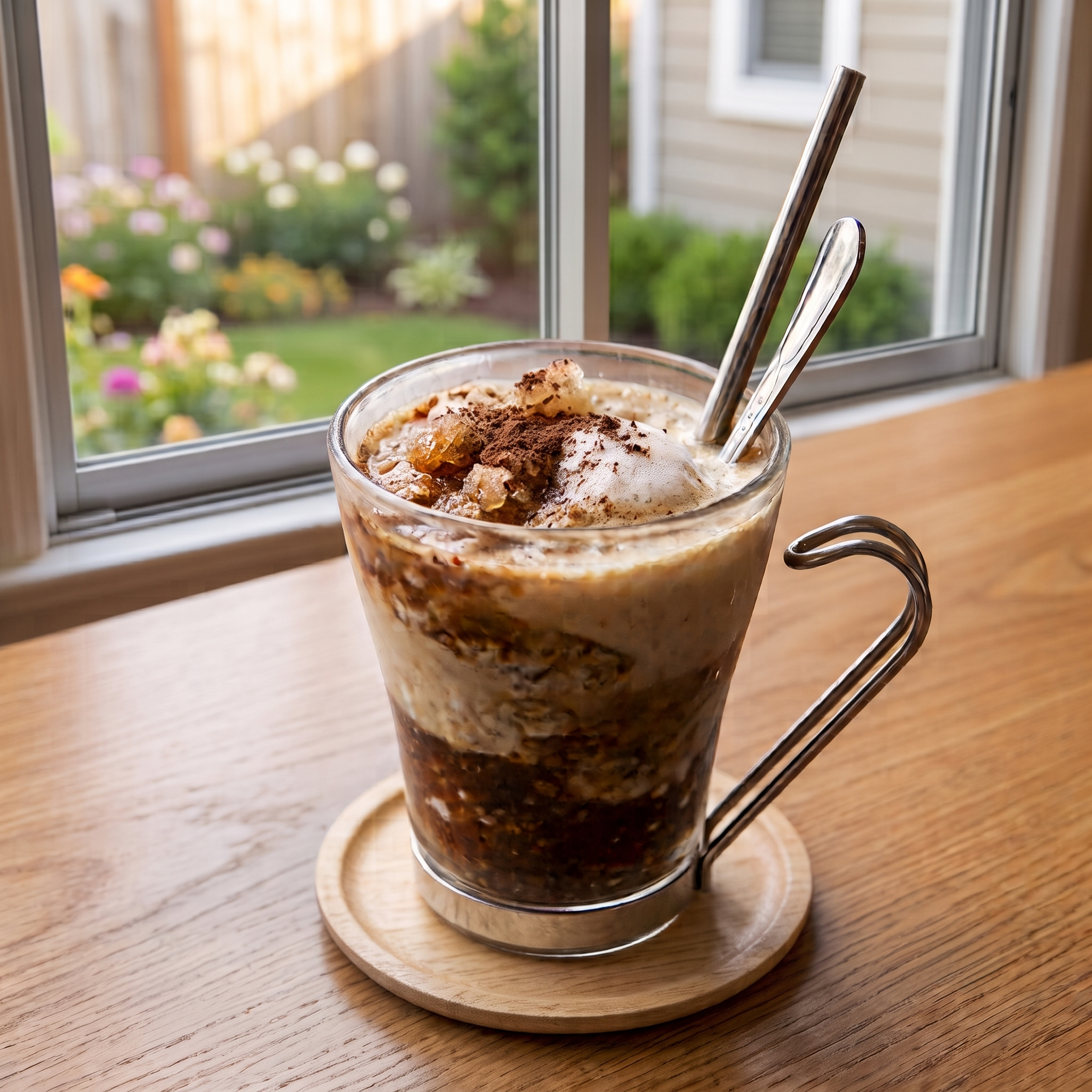 フローズンマシンで作ったフローズン・カフェラテ