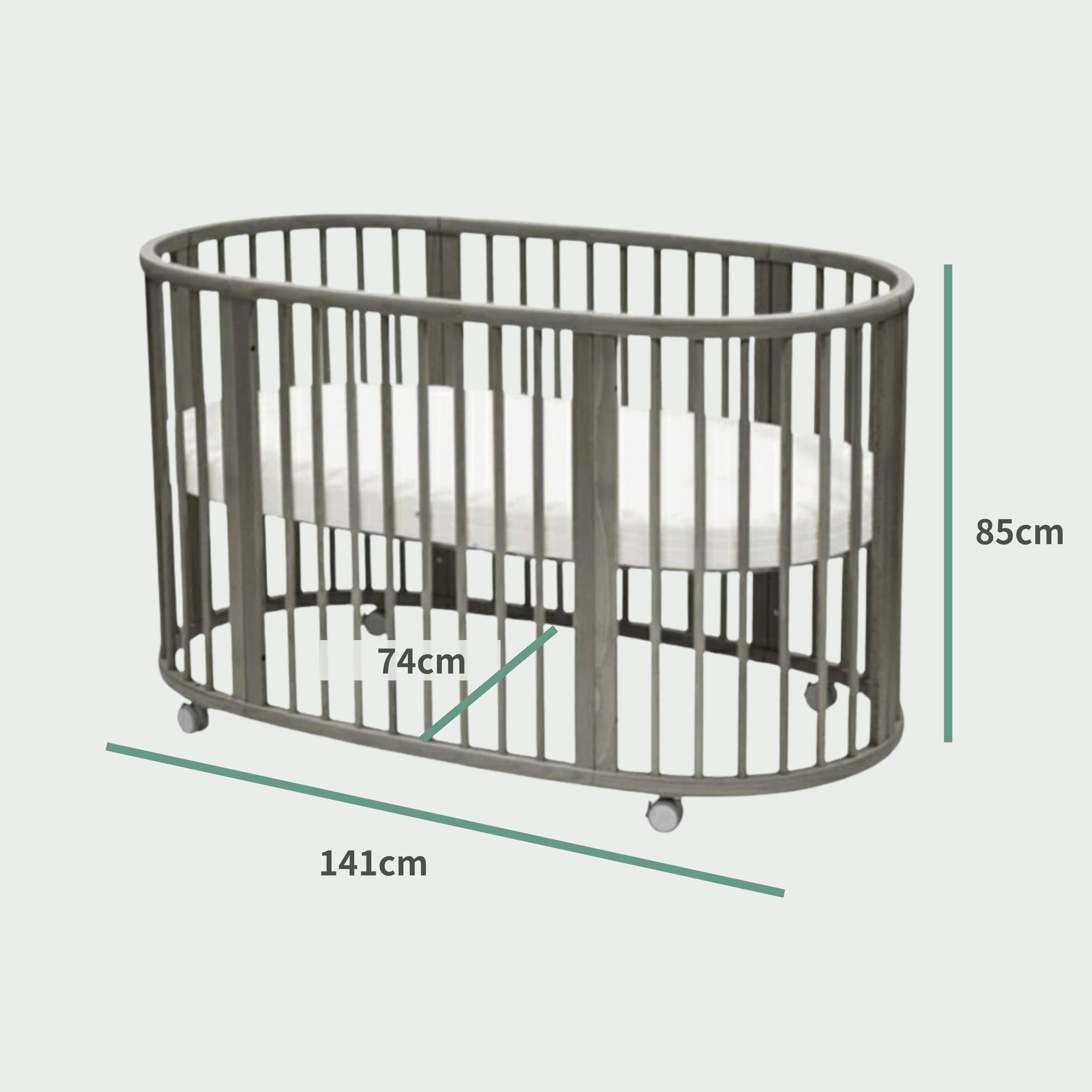 長く使えるベビーベッドSTOKKE スリーピー ベッド V3