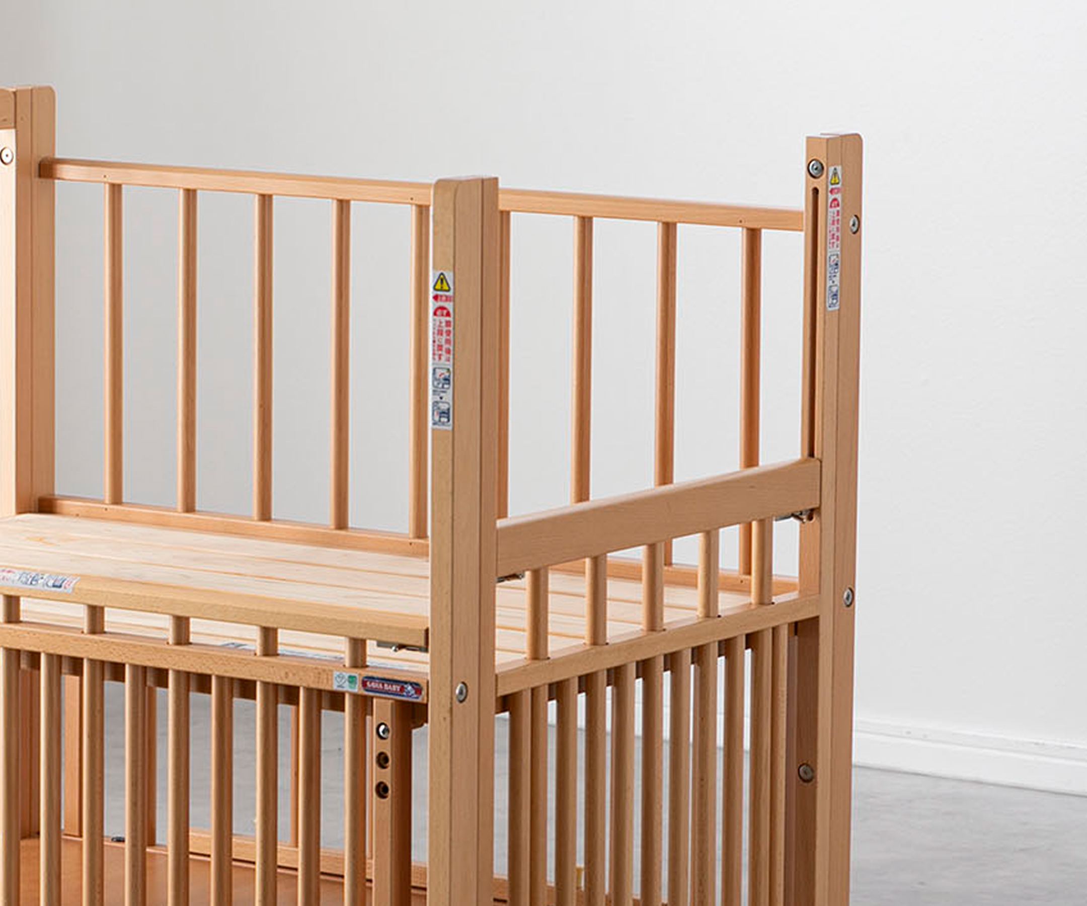 SAWABABY プチベリー 添い寝ベビーベッド ミニサイズ 幅66.2×奥行95×高