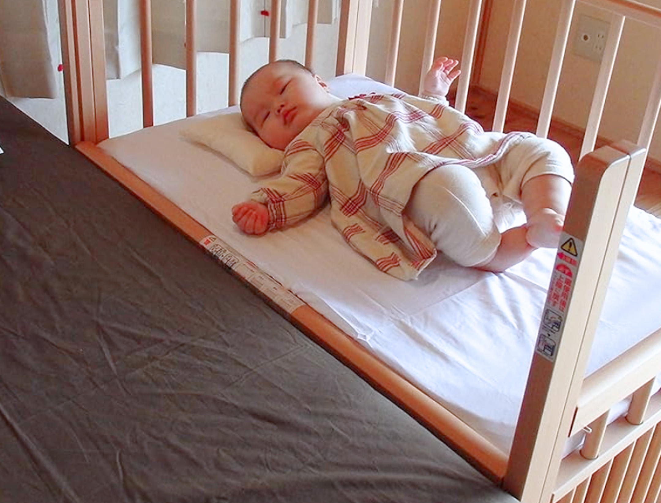 SAWABABY プチベリー 添い寝ベビーベッド ミニサイズ 幅66.2×奥行95×高