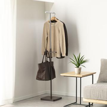 省スペース スリムハンガーラック シングルタイプ