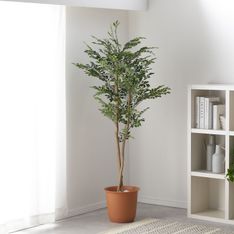 ウンベラータ スパイラル150cm(フェイクグリーン) W60×H150xφ20cm