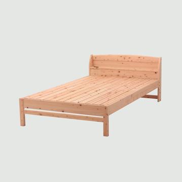 棚コンセント付き すのこベッド