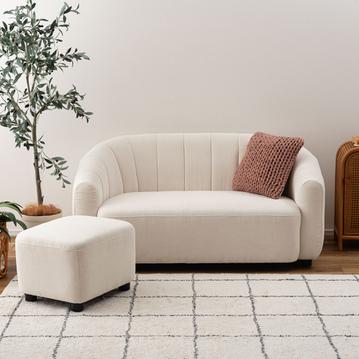 ステッチソファ＆オットマン