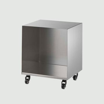 ステンレススクエアサイドテーブルワゴン