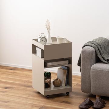 ブロックサイドテーブルワゴン