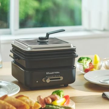 Russell Hobbs (ラッセルボブズ)  キュービックホットプレート (たこ焼きプレート付き)