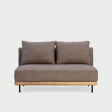 CIRCLE ソファ ビーガンレザー ナチュラル