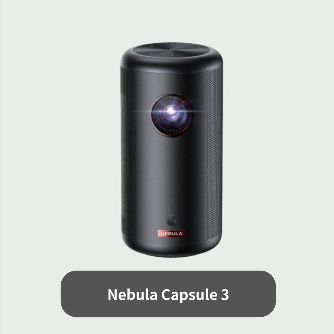 NEBULA Capsule プロジェクター 本体 ブラック Nebula (ネビュラ) Capsule Pro | モバイルプロジェクターの製品