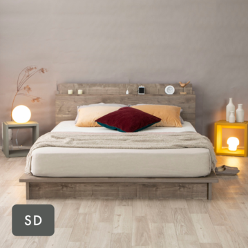 Apel ツートン 宮付きローベッド SEN