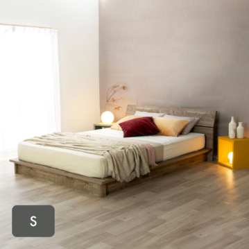 Apel  ヘッドボード付きローベッド LUKA